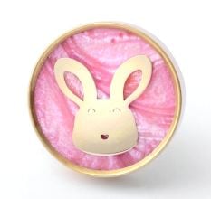 Kids Handmade Brass Rabbit Knob